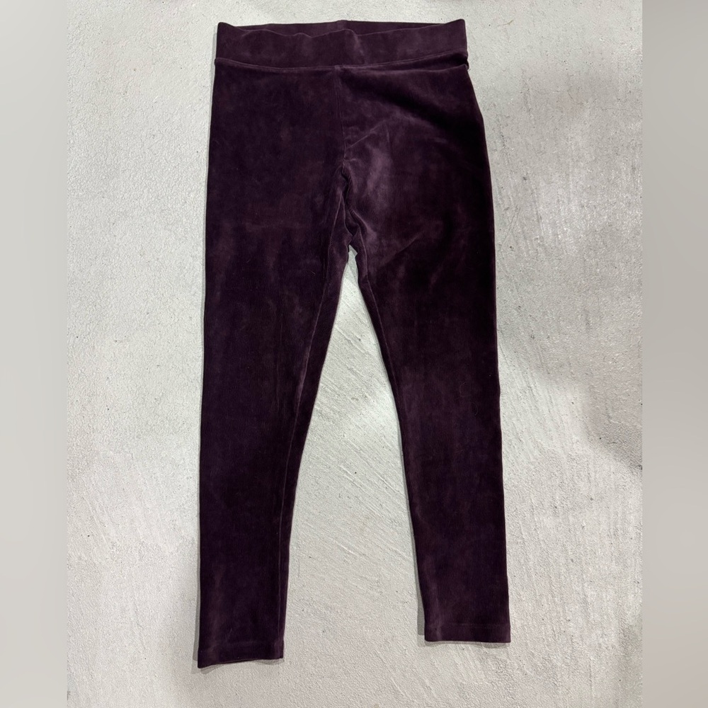 M&S Velvet Leggings - Purple